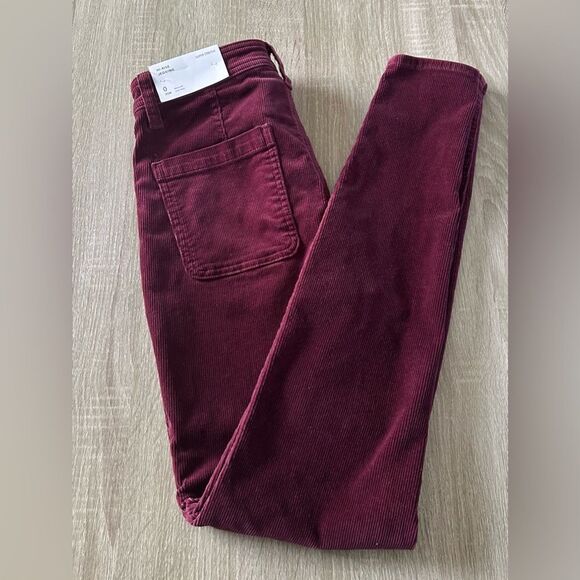 NWT … AMERICAN EAGLE “Size: 0” Button Fly Corduroy Pants - Picture 2 of 7